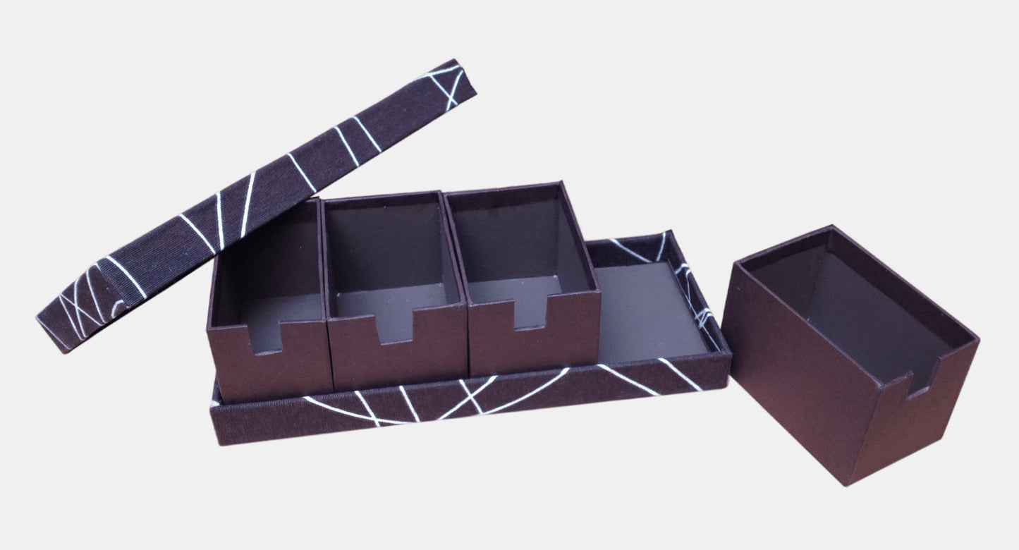 Caja de Té para Cuatro Sabores