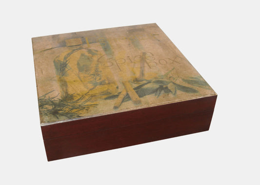 Caja de Té de Madera